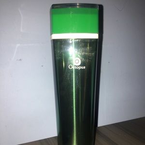 Octopus Water Bottle Neon Green
